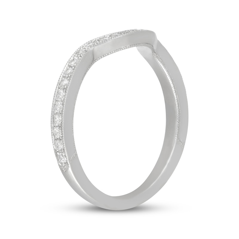 Main Image 8 of Neil Lane Diamond Contour Wedding Band 1/4 ct tw 14K White Gold