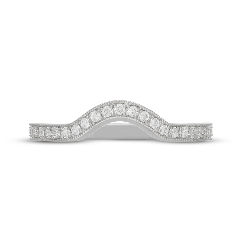 Main Image 9 of Neil Lane Diamond Contour Wedding Band 1/4 ct tw 14K White Gold