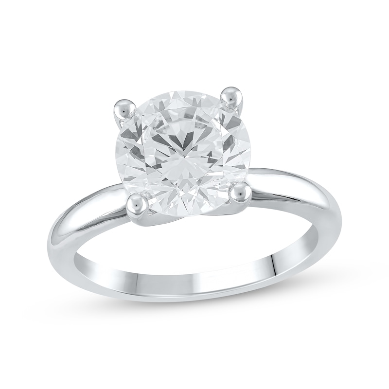 Main Image 1 of Lab-Grown Diamonds Solitaire Engagement Ring 3 ct tw 14K White Gold (F/SI2)