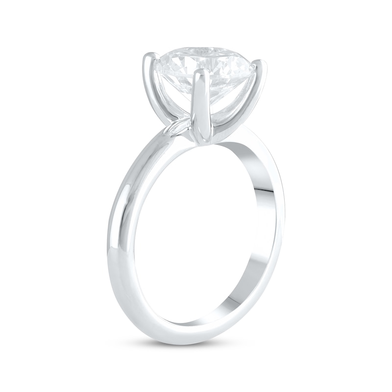 Main Image 2 of Lab-Grown Diamonds Solitaire Engagement Ring 3 ct tw 14K White Gold (F/SI2)
