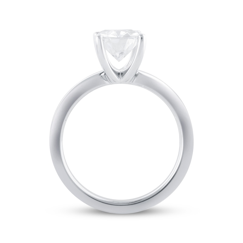 Main Image 3 of Now + Forever Lab-Grown Diamonds Oval-Cut Solitaire Engagement Ring 2 ct tw 14K White Gold (F/SI2)