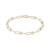 Thumbnail Image 1 of Stirrup Link Bracelet 10K Yellow Gold 8&quot;