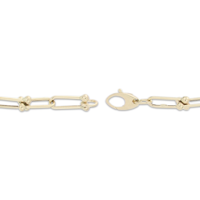 Main Image 3 of Stirrup Link Bracelet 10K Yellow Gold 8&quot;