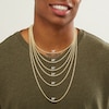 Thumbnail Image 5 of Silk Rope Chain Necklace 3mm Solid 10K Yellow Gold 22"