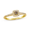 Thumbnail Image 1 of Le Vian Diamond Cushion Halo Ring 1/4 ct tw 14K Honey Gold