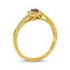 Thumbnail Image 3 of Le Vian Diamond Cushion Halo Ring 1/4 ct tw 14K Honey Gold