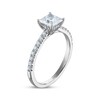 Thumbnail Image 2 of Now + Forever Certified Princess-Cut Diamond Engagement Ring 1-1/4 ct tw Platinum