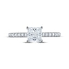 Thumbnail Image 3 of Now + Forever Certified Princess-Cut Diamond Engagement Ring 1-1/4 ct tw Platinum