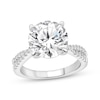 Thumbnail Image 1 of Lab-Grown Diamonds Round-Cut Engagement Ring 5-1/4 ct tw 14K White Gold