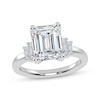Thumbnail Image 1 of Now + Forever Lab-Grown Diamonds Emerald-Cut Engagement Ring 2-1/3 ct tw 14K White Gold