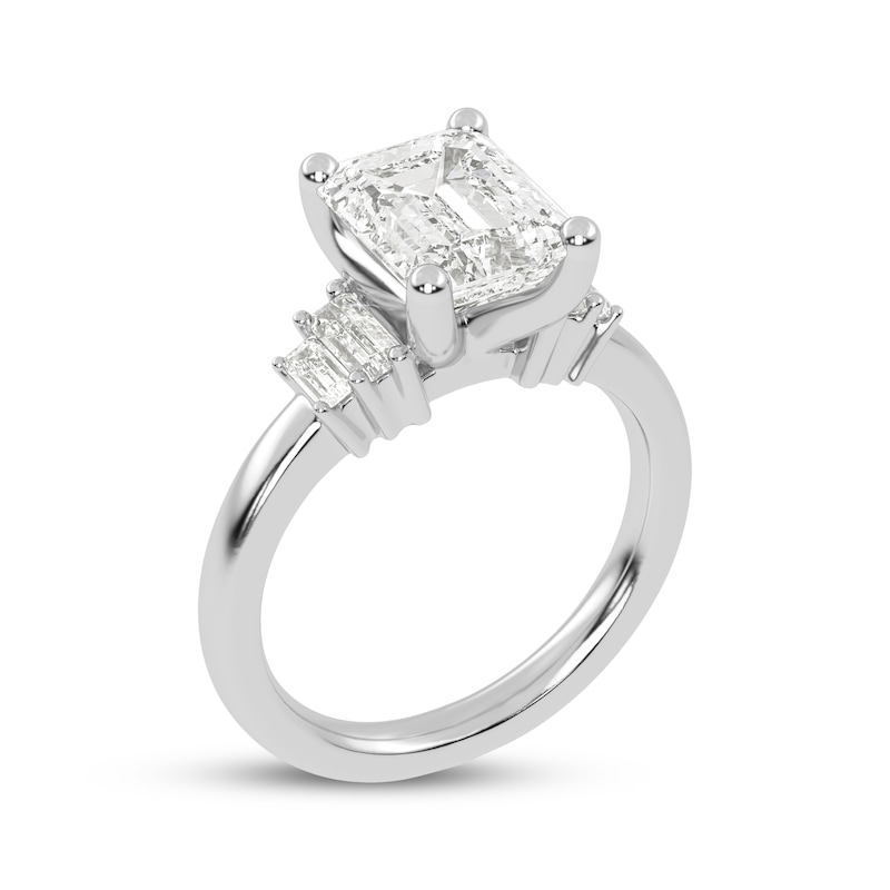 Main Image 2 of Now + Forever Lab-Grown Diamonds Emerald-Cut Engagement Ring 2-1/3 ct tw 14K White Gold