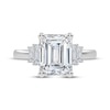 Thumbnail Image 3 of Now + Forever Lab-Grown Diamonds Emerald-Cut Engagement Ring 2-1/3 ct tw 14K White Gold