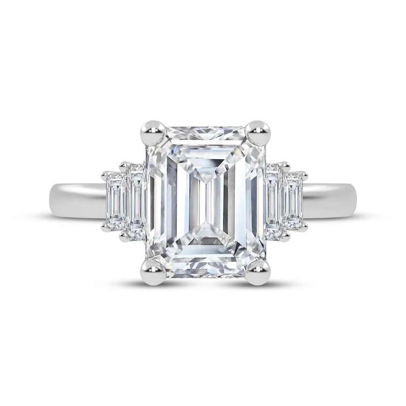 Main Image 3 of Now + Forever Lab-Grown Diamonds Emerald-Cut Engagement Ring 2-1/3 ct tw 14K White Gold