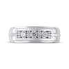 Thumbnail Image 3 of Now + Forever Men's Diamond Wedding Band 1/2 ct tw 10K White Gold