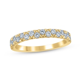 Now + Forever Diamond Triangle Anniversary Ring 1/2 ct tw 14K Yellow Gold