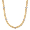 Thumbnail Image 1 of Previously Owned Diamond Rope Chain Necklace 10K Two-Tone Gold