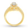 Thumbnail Image 3 of Previously Owned Ever Us Diamond Engagement Ring 1 ct tw 14K Yellow Gold