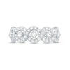 Thumbnail Image 3 of Previously Owned Diamond Twisted Anniversary Ring 1 ct tw Round-cut 14K White Gold