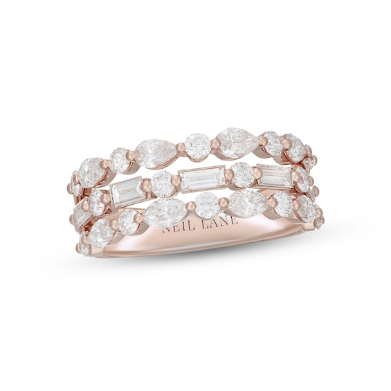Previously Owned Neil Lane Premiere Diamond Anniversary Ring 2 ct tw 14K Rose Gold
