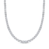 Thumbnail Image 1 of Previously Owned Multi-Diamond Center Tennis Necklace 1/2 ct tw Sterling Silver 17&quot;
