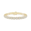 Thumbnail Image 1 of Previously Owned Diamond Cushion Link Bracelet 1 ct tw 10K Yellow Gold 7.25&quot;