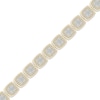 Thumbnail Image 2 of Previously Owned Diamond Cushion Link Bracelet 1 ct tw 10K Yellow Gold 7.25&quot;