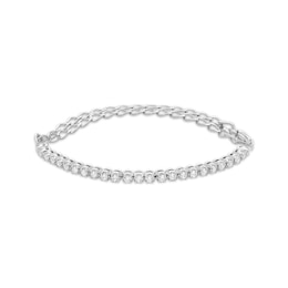 Previously Owned Diamond Adjustable Line Tennis Bracelet 1/2 ct tw 10K White Gold 9"