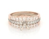 Thumbnail Image 1 of Previously Owned Diamond Bridal Setting 1-1/3 ct tw 10K Two-Tone Gold Size 10