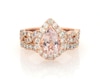 Thumbnail Image 1 of Previously Owned Neil Lane Morganite Bridal Set 1 ct tw Diamonds 14K Rose Gold Size 5.5