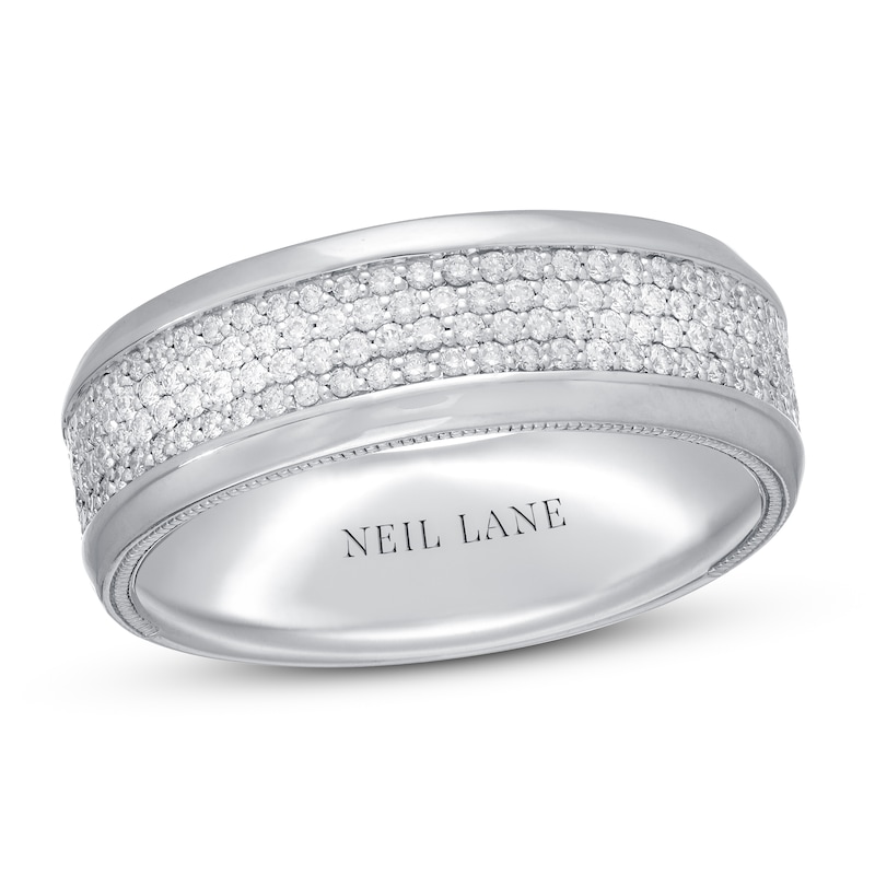 Main Image 1 of Previously Owned Neil Lane Men’s Diamond Wedding Band 5/8 ct tw 14K White Gold