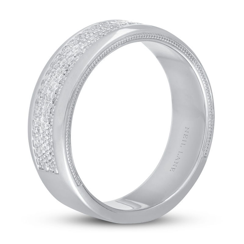 Main Image 2 of Previously Owned Neil Lane Men’s Diamond Wedding Band 5/8 ct tw 14K White Gold