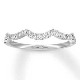 Previously Owned Neil Lane Diamond Wedding Band 1/4 ct tw Round 14K White Gold