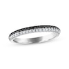 Thumbnail Image 1 of Previously Owned Black & White Diamond Anniversary Band 1/3 ct tw 10K White Gold