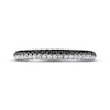 Thumbnail Image 3 of Previously Owned Black & White Diamond Anniversary Band 1/3 ct tw 10K White Gold