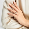 Thumbnail Image 4 of Previously Owned Round-Cut Diamond Curved & Notched Wedding Band 1/4 ct tw 14K Yellow Gold