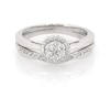 Thumbnail Image 1 of Previously Owned Diamond Bridal Set 1/3ct tw Round-cut in 10K White Gold and 14K White Gold size 7