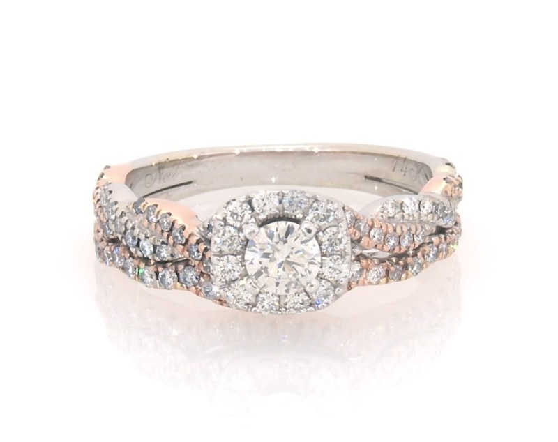 Main Image 1 of Previously Owned Neil Lane Bridal Set 3/4 ct tw Diamonds 14K Two-Tone Gold Size 6.75