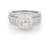 Thumbnail Image 1 of Previously Owned Neil Lane Bridal Set 2ct tw 14K White Gold Size 8