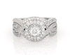Thumbnail Image 1 of Previously Owned Neil Lane Round-Cut Diamond Halo Bridal Set 1 ct tw 14K White Gold Size 6.75
