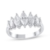 Thumbnail Image 1 of Previously Owned Lab-Grown Diamonds Marquise-Cut Anniversary Band 2 ct tw 14K White Gold