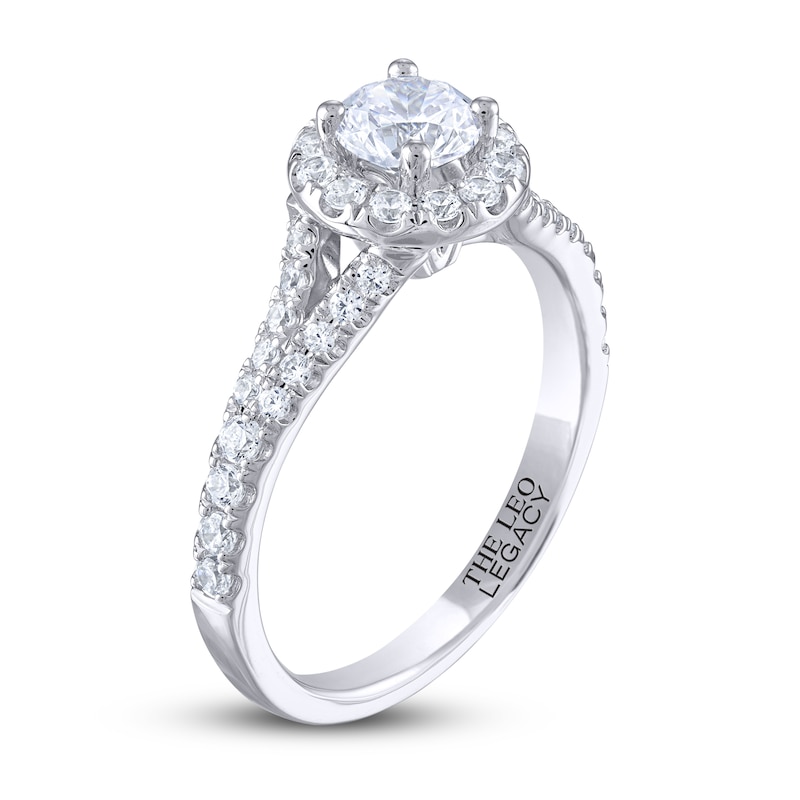 Main Image 2 of Previously Owned THE LEO Legacy Lab-Grown Diamond Engagement Ring 7/8 ct tw 14K White Gold