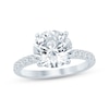 Thumbnail Image 1 of Previously Owned Lab-Grown Diamonds Round-Cut Engagement Ring 3-1/3 ct tw 14K White Gold