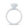 Thumbnail Image 3 of Previously Owned Lab-Grown Diamonds Round-Cut Engagement Ring 3-1/3 ct tw 14K White Gold