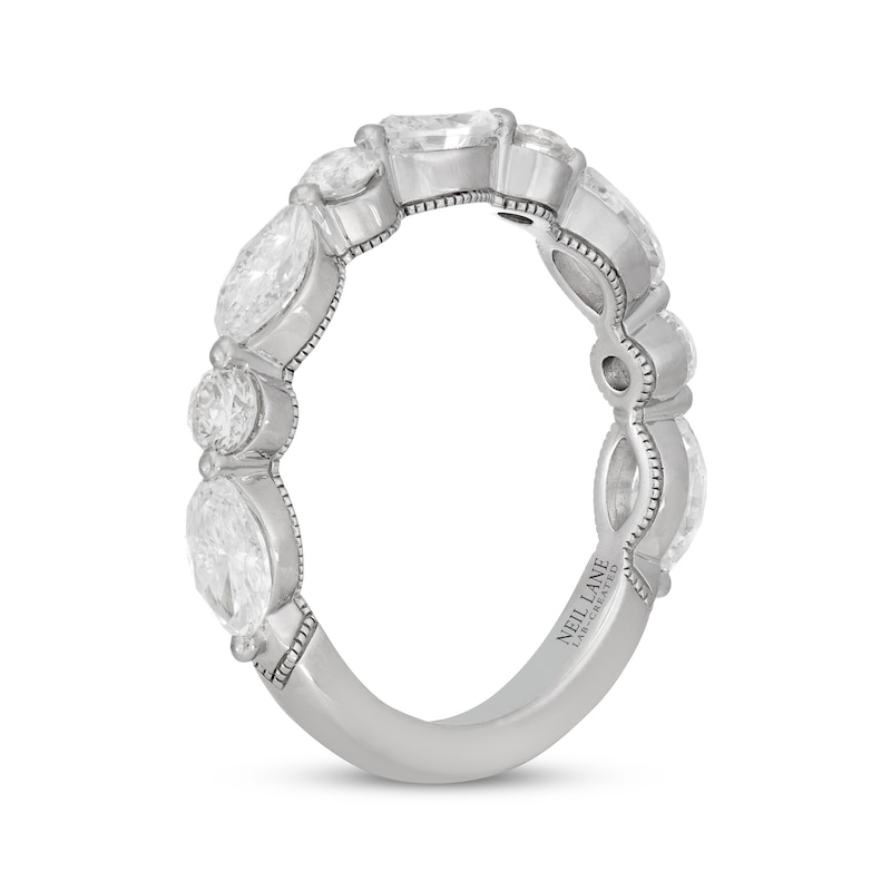 Main Image 2 of Previously Owned Neil Lane Artistry Marquise & Round-Cut Lab-Grown Diamond Anniversary Band 1-1/2 ct tw 14K White Gold