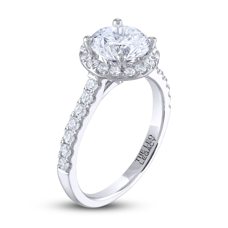 Main Image 2 of Previously Owned THE LEO Legacy Lab-Grown Diamond Engagement Ring 1-7/8 ct tw 14K White Gold