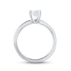Thumbnail Image 3 of Previously Owned Lab-Grown Diamonds Oval-Cut Solitaire Engagement Ring 1-1/2 ct tw 14K White Gold (F/SI2)