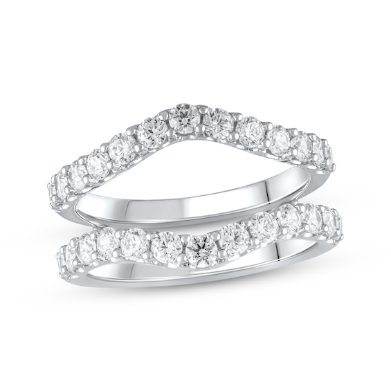 Previously Owned Lab-Grown Diamonds Contour Enhancer Ring 1-1/2 ct tw 14K White Gold