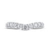 Thumbnail Image 3 of Previously Owned Lab-Grown Diamonds Contoured Anniversary Ring 1 ct tw 14K White Gold