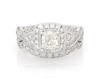 Thumbnail Image 1 of Previously Owned Neil Lane Cushion-Cut Diamond Bridal Set 1-7/8 ct tw 14K White Gold Size 6