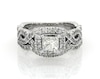 Thumbnail Image 1 of Previously Owned Neil Lane Princess-Cut Diamond Halo Bridal Set 1-1/8 ct tw 14K White Gold Size 6.5